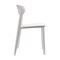 Flash Furniture Dover Indoor-Outdoor Stacking Patio Chair w/Curved Backrest, All-Weather Resin Chair in White DHF-340-APP-WH-GG - alternate 2
