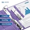 Davis Group Premium Economy, Angle D Ring, Binder, (Purple, 2"), PK6 2304-69-06 - alternate 2