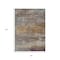 Homeroots 8' X 10' Brown Gray And Purple Abstract Washable Indoor Outdoor Area Rug 630834 - alternate 2