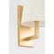 Corbett Lighting Tirana 7 in. Wall Sconce Vintage Gold Leaf 480-01-VGL - alternate 4