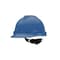 Msa Safety V-Gard Slotted Cap, HDPE, Fas-Trac III Suspension, Type I, Class E, Blue (standard size) 475359 - alternate 1