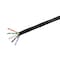 Monoprice Cat6 1000ft Black CMP UL Bulk Cable Solid w/spine UTP 23AWG 550MHz Pure Bare Copper Reelex 44491 - alternate 1