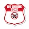 Signmission No Drone Shield Sign No Drone Zone From, 12 Inch X 12 Inch, Plastic Sign SHI-P-12-392 - alternate 1