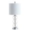 Jonathan Y February 21" Glass/Metal LED Table Lamp, Clear/Chrome JYL1021D - alternate 3