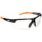 Klein Tools Safety Glasses, Anti-Fog & Anti-Scratch, Clear Lens, Black/Orange Frame 60159 - alternate 1