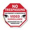 Signmission No Trespassing This Property Is Pro, 18 Inch X 18 Inch, Vinyl Decal OC-D-18-93 - alternate 1