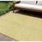 Homeroots 8' X 10' Gold Floral Washable Indoor Outdoor Area Rug 607365 - alternate 1