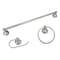 Boston Harbor Venetian Bath Hardware Set, Steel/Stainless Steel/Zinc, Brush Nickel, 3 -Piece, For: Bathroom 5003BN - alternate 1