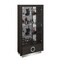 Homeroots 50in Gray and Silver Wood And Glass Curio Cabinet With Two Doors And One Drawer 366219 - alternate 1