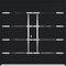Vdomdoors Metal Double Doors Deux 1105 Black Enamel Mirrored Clear Glass Entry Modern Painted (W72xH96) Left DEUX1105DEXD-BLK-W72xH96-LH-I - alternate 1