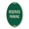 Signmission Reserved Parking 1, 12 Inch X 18 Inch Designer, Heavy Gauge Aluminum A-OV-G-1218-9766 - alternate 1