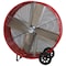 Maxx Air Direct Drive Drum Fan, 656 A, 120 V, 2Speed, 460 to 710 rpm Speed, 6300 to 9000 cfm Air, Steel BF36DD - alternate 1