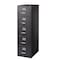 Hirsh 18" W 5 Drawer Vertical File Cabinet, Black, Legal 17781 - alternate 2