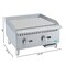 Koolmore 24 in. Natural Gas 2-Burner Griddle with 60,000 BTU in Stainless-Steel KM-GG2-24M KM-GG2-24M - alternate 2