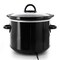 Better Chef 3 Quart Slow Cooker with Removable Stoneware Crock in Black 750124781M - alternate 2