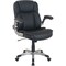 Nusparc Mid-Back Rolling Chair, Bonded Leather, Black NPRCH101LABK - alternate 1