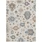 Homeroots 5' X 8' Ivory Brown And Blue Floral Washable Indoor Outdoor Area Rug 606159 - alternate 3