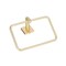 Paradise Bathworks Rapture, Towel Ring, Satin Brass 70004 - alternate 2