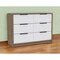 Homeroots 42" Brown and White Four Drawer Dresser 403751 - alternate 4