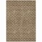 Homeroots 9' X 12' Brown And Beige Geometric Washable Indoor Outdoor Area Rug 596175 - alternate 4