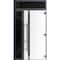 Vdomdoors Front Exterior Prehung Steel Door Ronex1011 Grey 96 Sidelight and Transom Window Sidelite Stainless RONEX1011EXD-GRE-W36+16xH96+16-LH-I - alternate 1