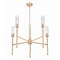 Z-Lite Esme Modern Gold 5 Light Chandelier 3047-5MGLD - alternate 2