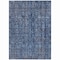 Homeroots 8' X 10' Blue And Black Damask Washable Indoor Outdoor Area Rug 605088 - alternate 3