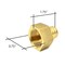 Thrifco Plumbing 1" x 1" FPT Brass Adapter F1807 x FPT Lead Free - (PEX B) 7910079 - alternate 2