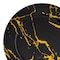 Smarty Had A Party 13 Black with Gold Marble Round Disposable Paper Charger Plates 120 Plates, 120PK 2690-RGBM-CASE - alternate 3