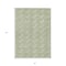 Homeroots 8' X 10' Green And Ivory Geometric Washable Indoor Outdoor Area Rug 594992 - alternate 2