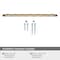 Amerock London 10-1/16 in 256 mm Center-to-Center Golden Champagne/Polished Chrome Cabinet Pull BP36664BBZ26 - alternate 3
