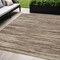Homeroots 5' X 8' Brown And Beige Abstract Washable Indoor Outdoor Area Rug 613074 - alternate 1