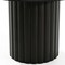 Homeroots 46" Black Solid Wood Pedestal Base Round Top Dining Table 721070 - alternate 2