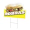 Signmission Tortas Die Cut Yard Sign & Stake outdoor plastic coroplast window, C-DC-1216-DS-Tortas19 C-DC-1216-DS-Tortas19 - alternate 1