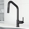 Vigo Utopia Single Handle Pull-Down Sprayer Kitchen Bar Faucet in Matte Black VG02038MB - alternate 2