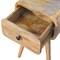 Homeroots 19" Beige Solid Wood Square One Drawer Nightstand 651572 - alternate 3