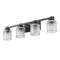 Z-Lite Jacqueline Matte Black 4 Light Vanity 6101-4V-MB - alternate 3