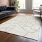 Homeroots 8' X 10' Ivory And Beige Abstract Washable Indoor Outdoor Area Rug 601137 - alternate 3