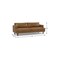 Homeroots 90" Brown Leather Sofa 640992 - alternate 3