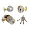 Ecs Hardware Durable Combo Lockset w/ Single Knob & Deadbolt, Entrance, Satin Nickle, Grade 3 SC1 ECSH-37805-SN-SC1 - alternate 1