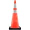 Xpose Safety 36 Inch Multipurpose PVC Orange Traffic Cone with 6in & 4in Reflective Collars, 12lb base OTC36-64-12L-1-X - alternate 1