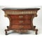 Homeroots 48in Brown and Black Solid Wood Three Drawer Sideboard 383192 - alternate 1