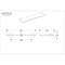 Gatco A-Line Glass Vanity Shelf, Satin Nickel 5666 - alternate 2