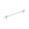 Amerock Carrione 10-1/16 inch 256mm Center-to-Center Marble White/Polished Chrome Cabinet Pull BP36664MW26 - alternate 1