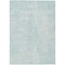 Homeroots 8' X 10' Aqua And Ivory Geometric Washable Indoor Outdoor Area Rug 577544 - alternate 3