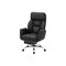 Monarch Specialties Office Chair, Adjustable Height, Armrests, Ergonomic, Swivel, Desk, Blk Leather Look, Chrome Metal I 7275 - alternate 1