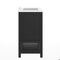 Flash Furniture Vega 30in. Vanity w/Sink, Soft Close Doors & Open Shelf, Carrara Marble, Gold Hardware, Black/White FS-VEGA30-BK-HDGLD-GG - alternate 4