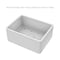 Whitehaus Collection 24 in Reversible Single Bowl Fireclay Kitchen Sink with Grid WHRP2418-W - alternate 3