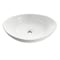 Anzzi Verona Series 23 in. Ceramic Oval Vessel Bathroom Sink Basin in White LS-AZ926 - alternate 1