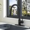 Anzzi 16 in. 1-Handle Pull-Down Sprayer Kitchen Faucet in Matte Black with 1.8 GPM and Dual Spray Modes KF-AZ601MB - alternate 2
